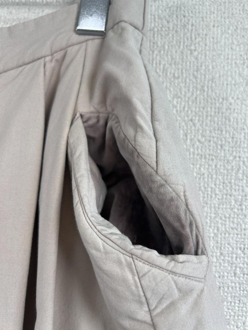 minä perhonen ベージュ ガウチョパンツ