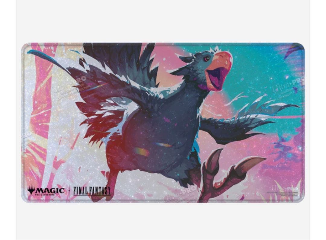 ウルトラプロ 《旅するチョコボ（ブラック）》ホロフォイル プレイマット