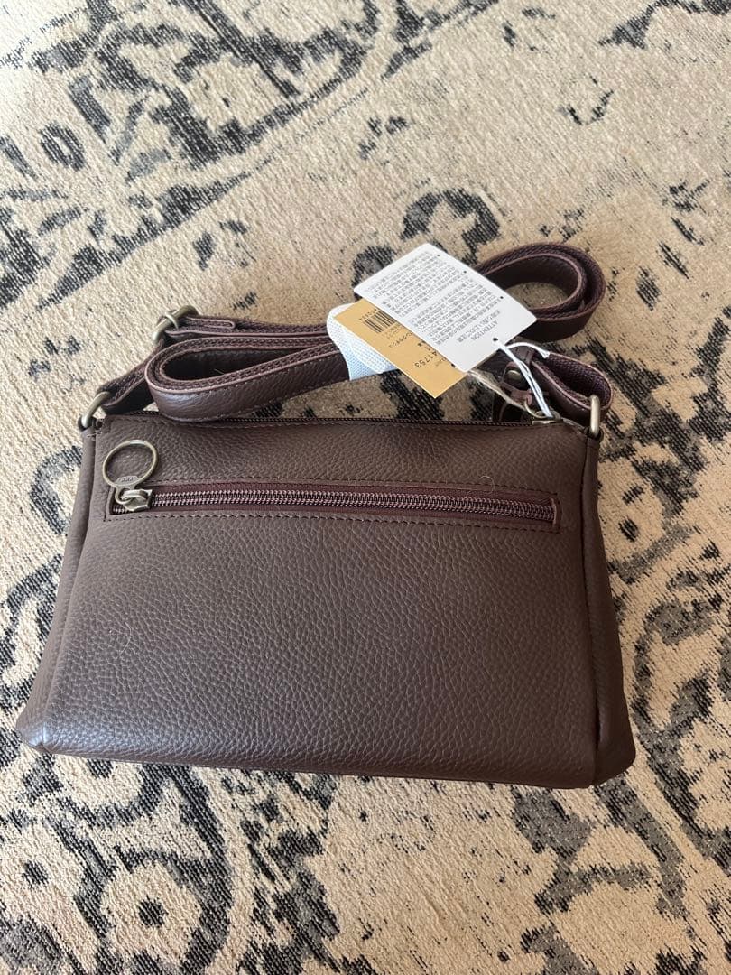 【新品未使用】Dakota レザー　ショルダーバッグ　チョコ