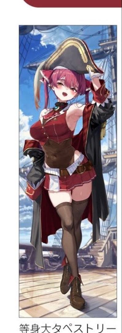 C107 CIRCLE SEASIDE 宝鐘マリン 等身大タペストリー