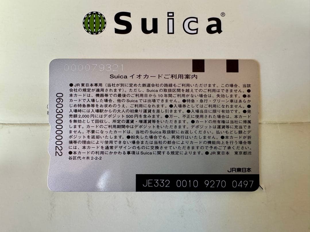☆Suica デビュー記念カードペンギンデザイン☆