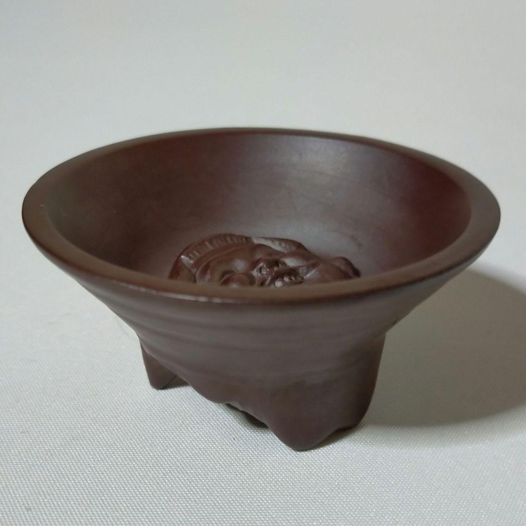 盃　光民作　福盃　大黒天と鬼面盃　お猪口