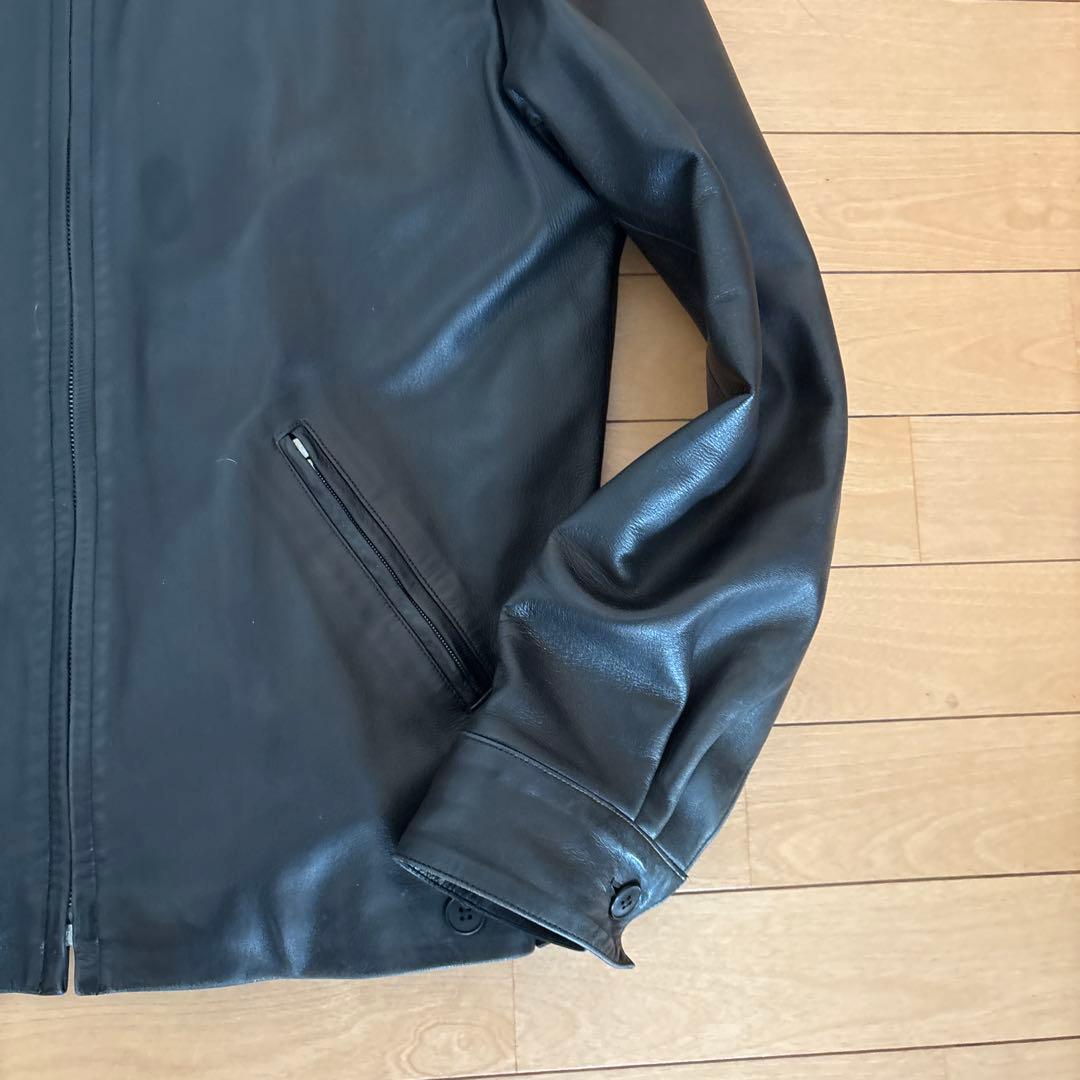 90s agnès b leatherjacket シープ羊　サイズ0 アニエス