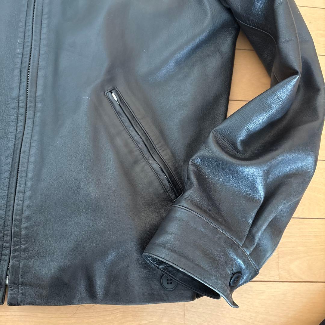 90s agnès b leatherjacket シープ羊　サイズ0 アニエス