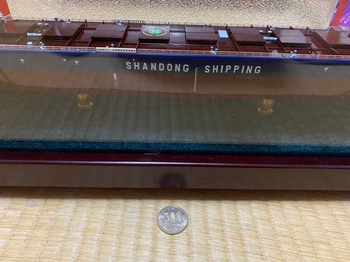 中国　山東シッピング　18万トンバルク船模型1：600 超レア模型インテリア置物
