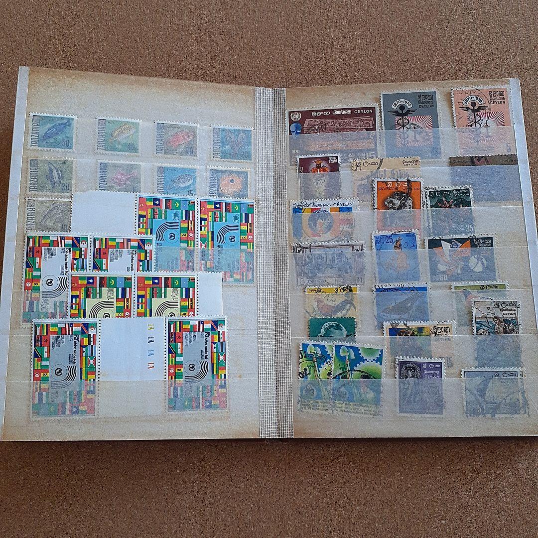 切手コレクション　タンザニア、ケニア、ウガンダ、ミャンマー等未使用・使用済混在