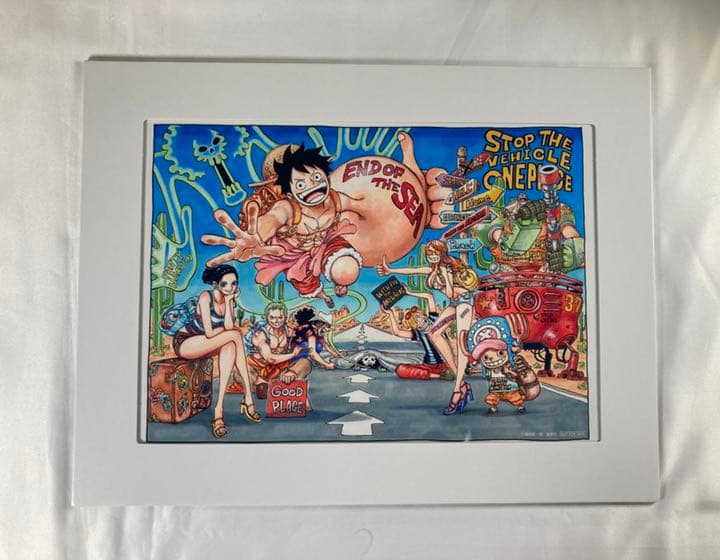 【新品】ワンピース メタルアートボード ジャンプGIGA 応募者全員サービス