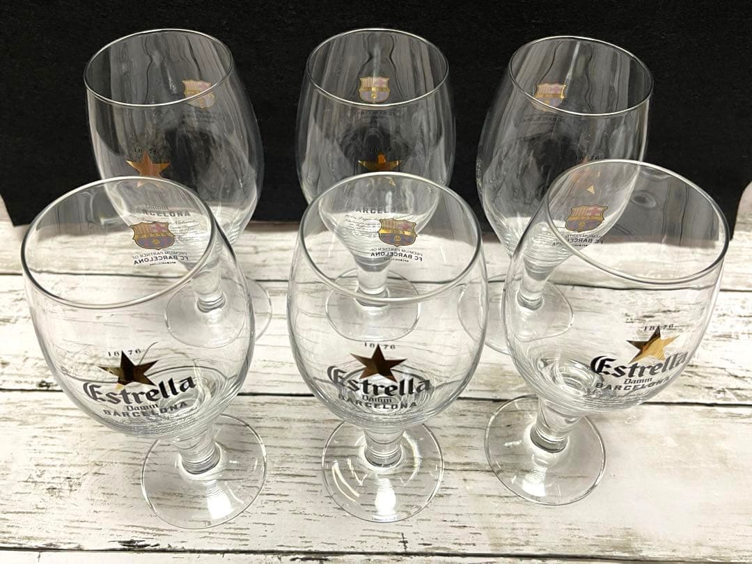 エストレージャダム ビアグラス　6本セット