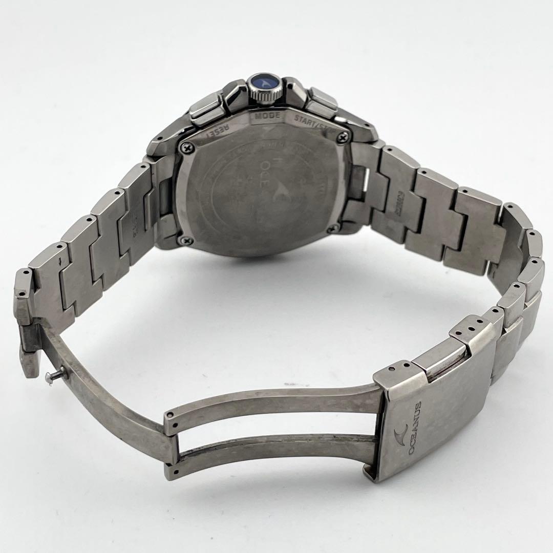 【稼働/タフソーラー】カシオ　オシアナス　電波ソーラー　チタン　腕時計　メンズ