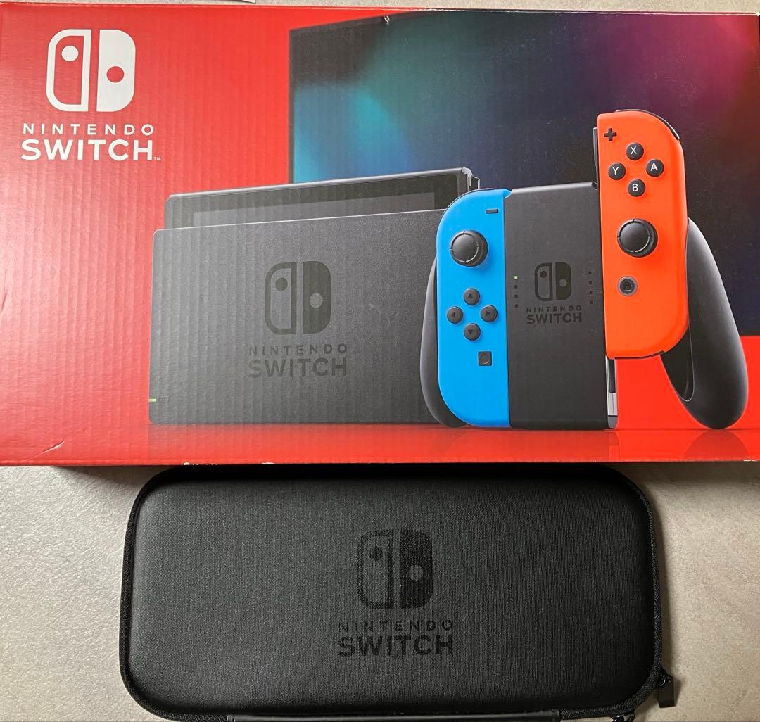 【ケース付き】Nintendo Switch 本体 + 付属品