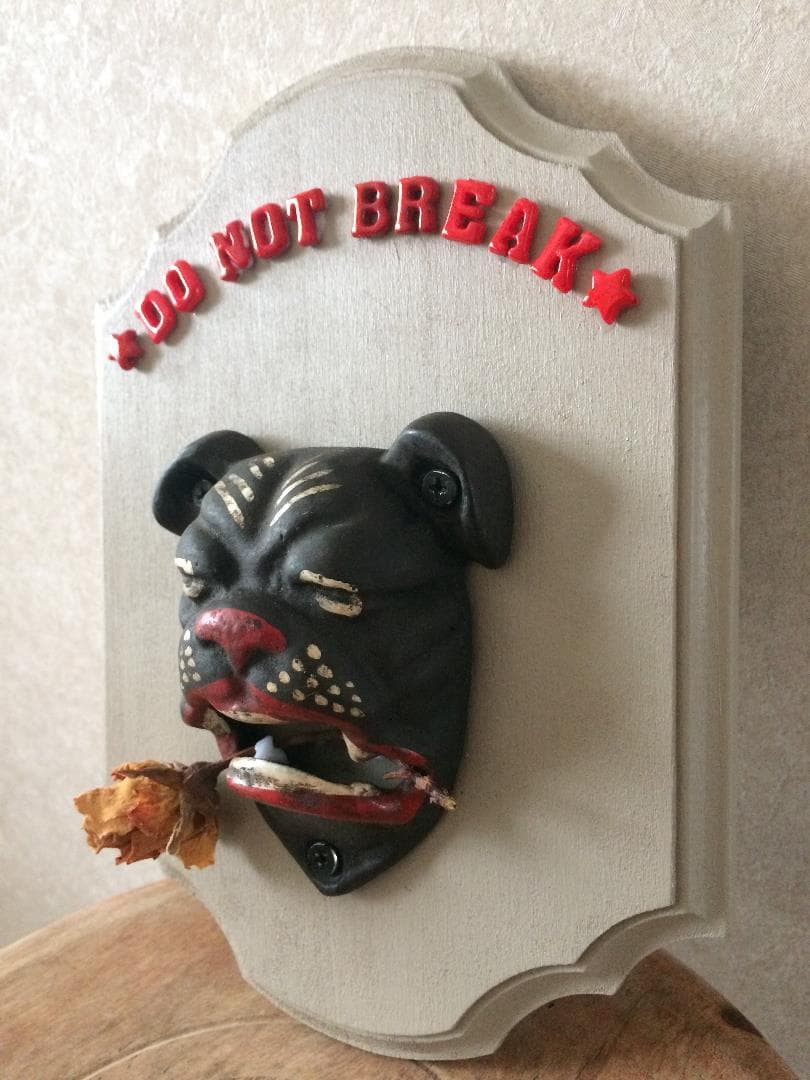 【アンティーク★栓抜き】ブルドッグ ボトルオープナー PAB HAB BAR