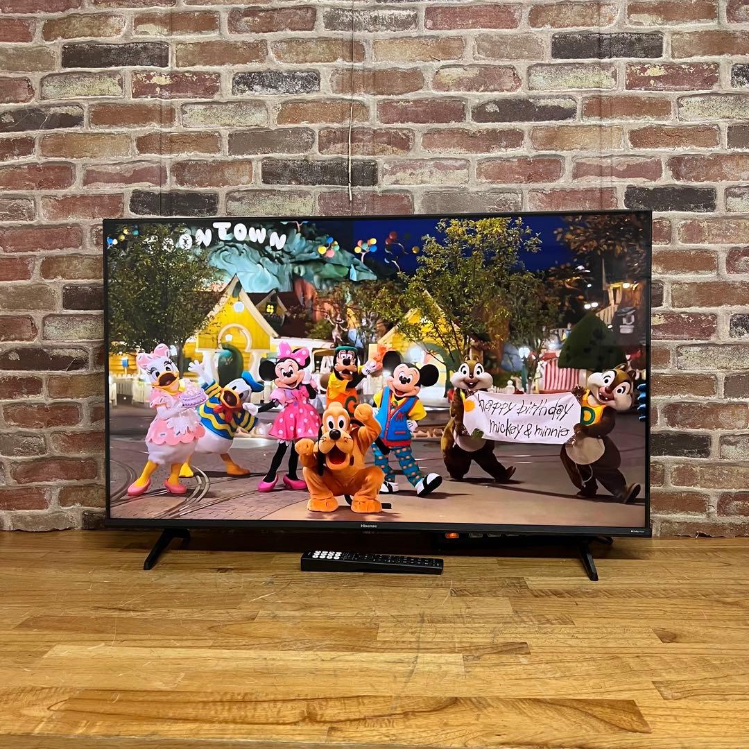 ハイセンス 43V型 4K 液晶テレビ 43A6K 動画アプリ搭載 保証書あり！