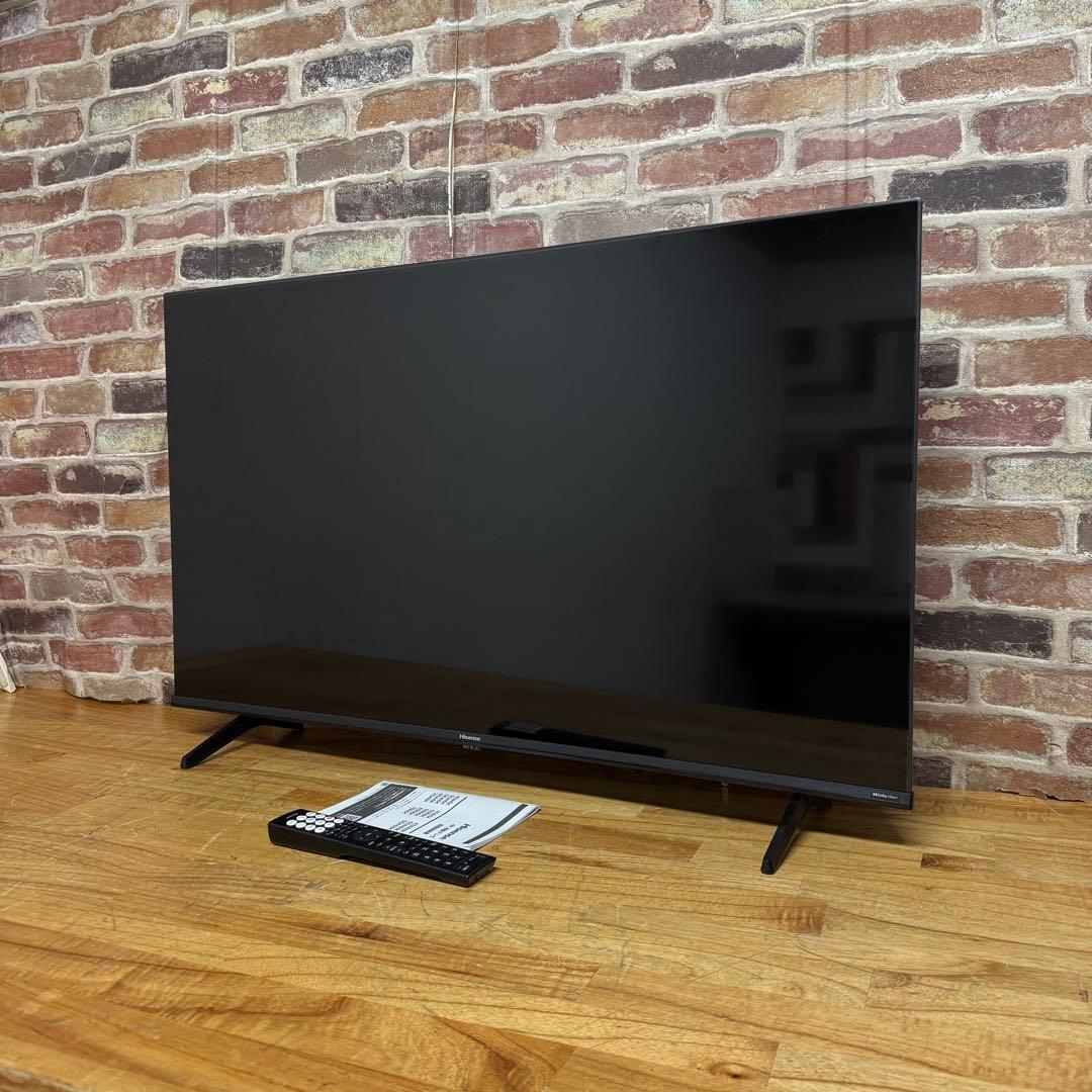 ハイセンス 43V型 4K 液晶テレビ 43A6K 動画アプリ搭載 保証書あり！