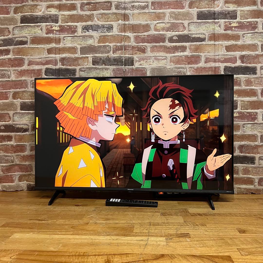ハイセンス 43V型 4K 液晶テレビ 43A6K 動画アプリ搭載 保証書あり！