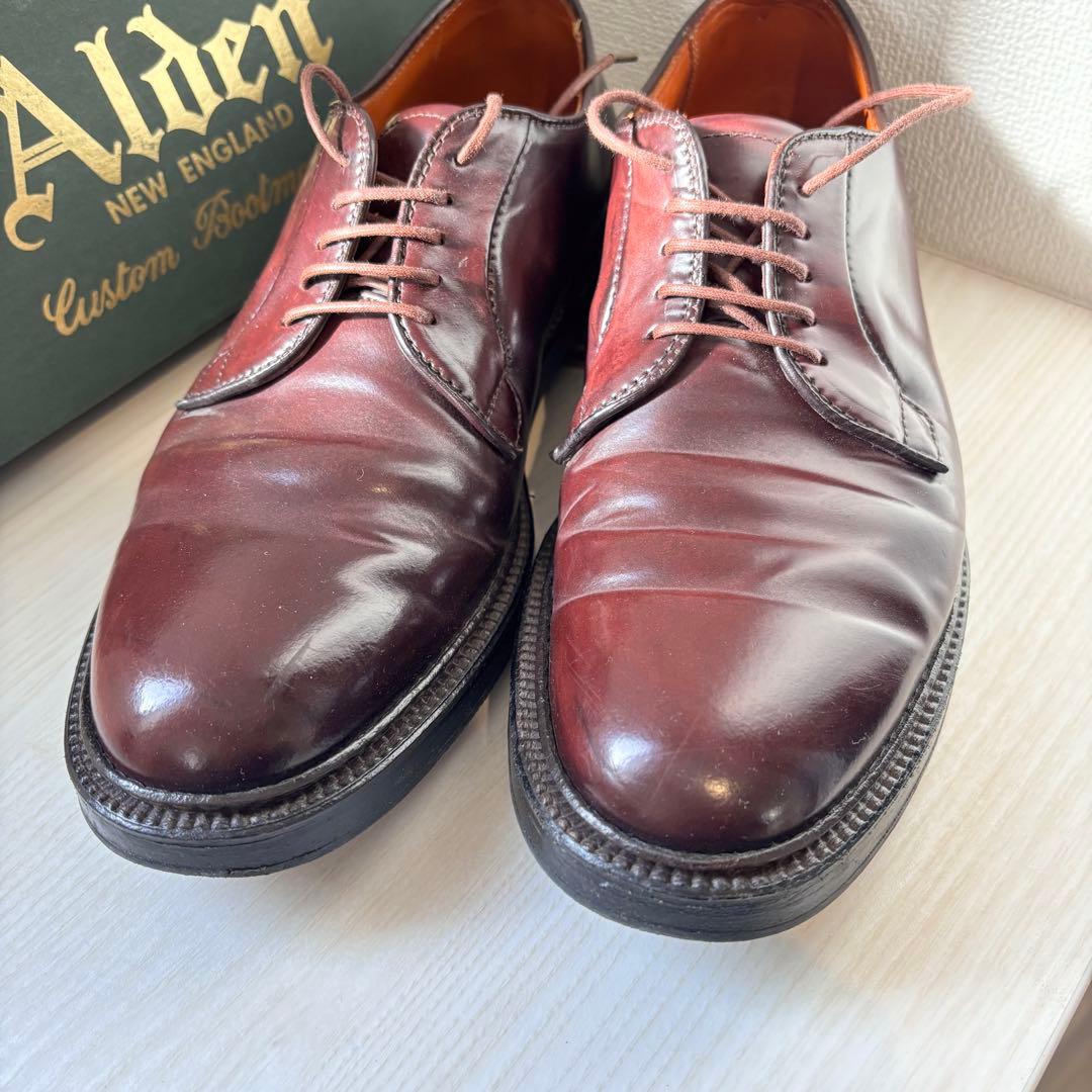 [美品]Alden 990 #8 us8d バーガンディ