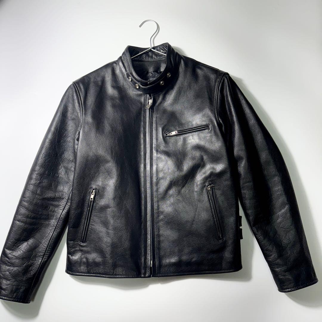 極美品✨HORN WORKS レザージャケット ライダース 本革 バッファロー