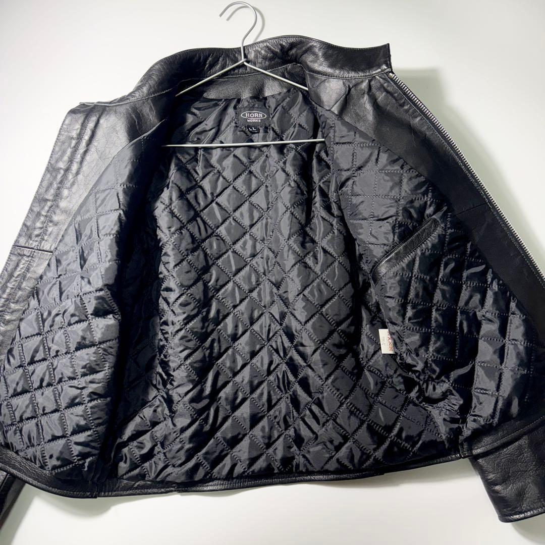 極美品✨HORN WORKS レザージャケット ライダース 本革 バッファロー