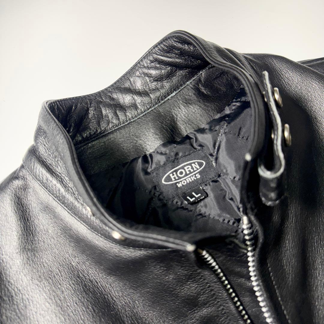 極美品✨HORN WORKS レザージャケット ライダース 本革 バッファロー