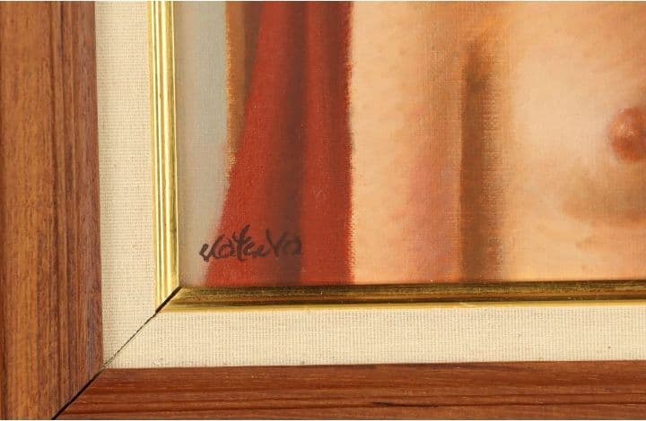 佐藤カツヤ氏のF３号油彩画