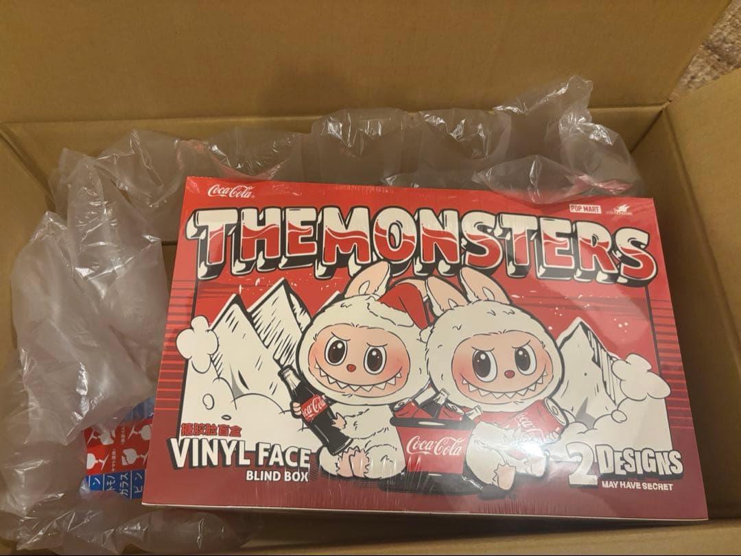 POPMARTコカ・コーラ シリーズぬいぐるみ シュリンク付　値下げ交渉可能