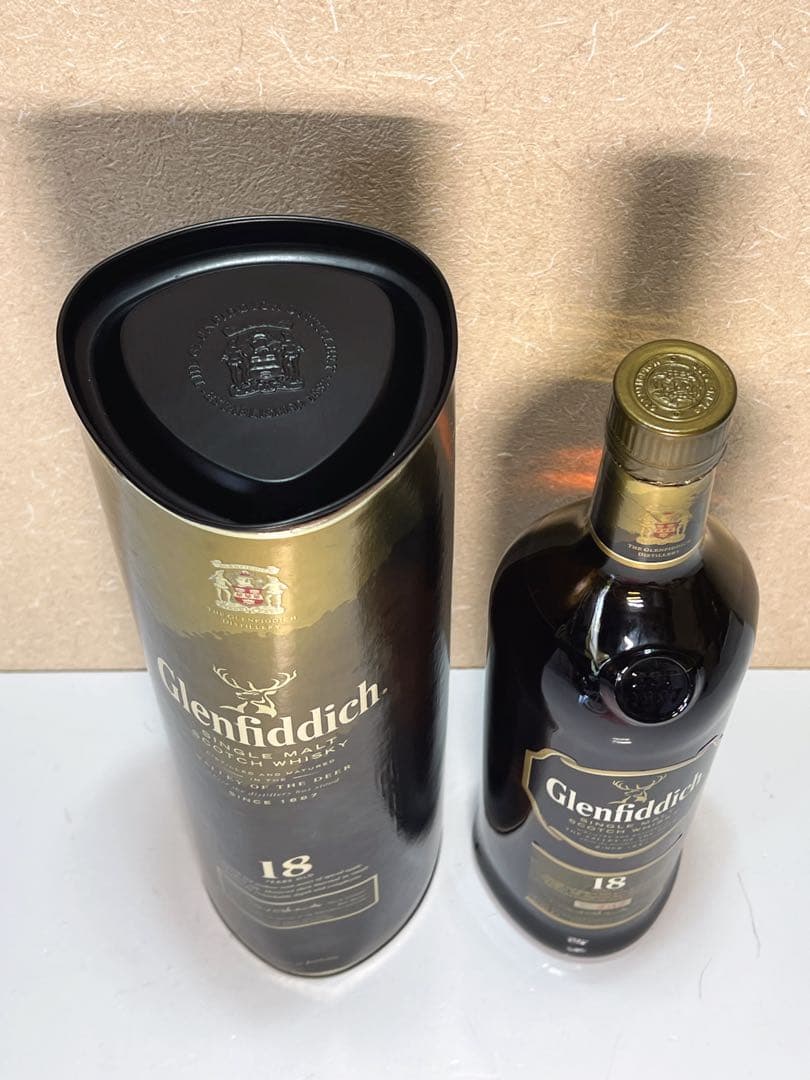 Glenfiddich 18年 シングルモルトウイスキー1.0 Litre未開封