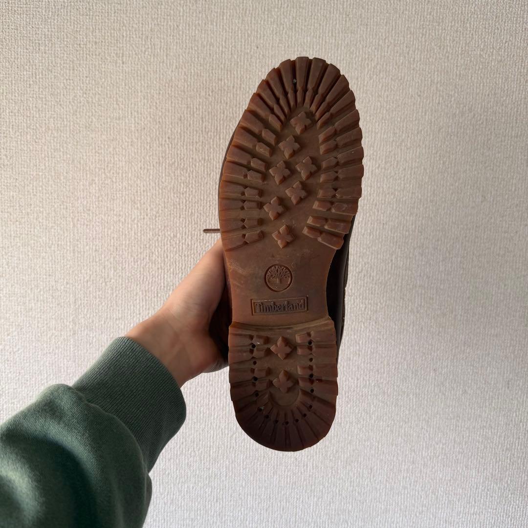 Timberland ダークブラウン モカシン　デッキシューズ　革靴　レザー