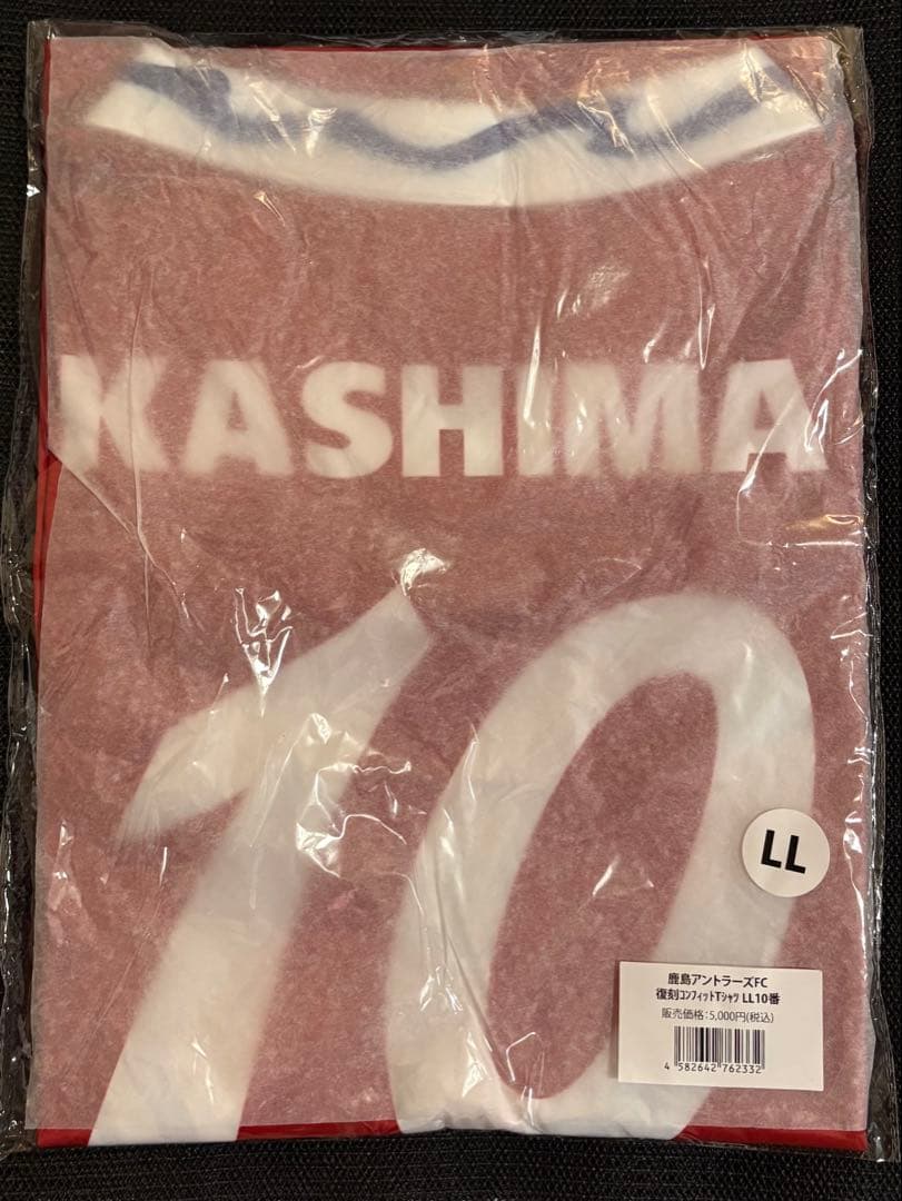 【新品未開封】鹿島アントラーズ 復刻コンフィットTシャツ LL10番