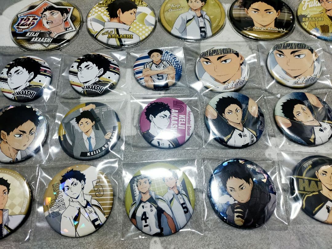 ハイキュー 赤葦京治 缶バッチ まとめ売り