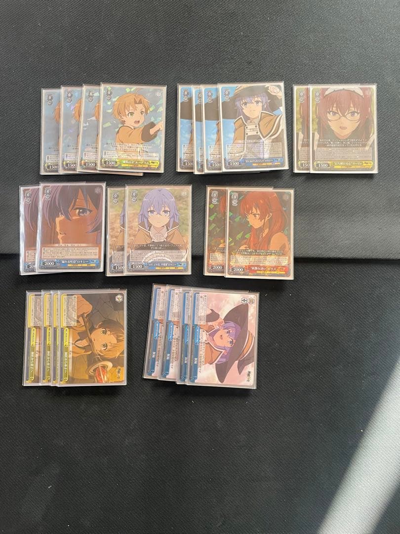 ヴァイスシュバルツ　無職転生　ロキシー&ルーデウス　デッキ　スリーブ、ケース付き