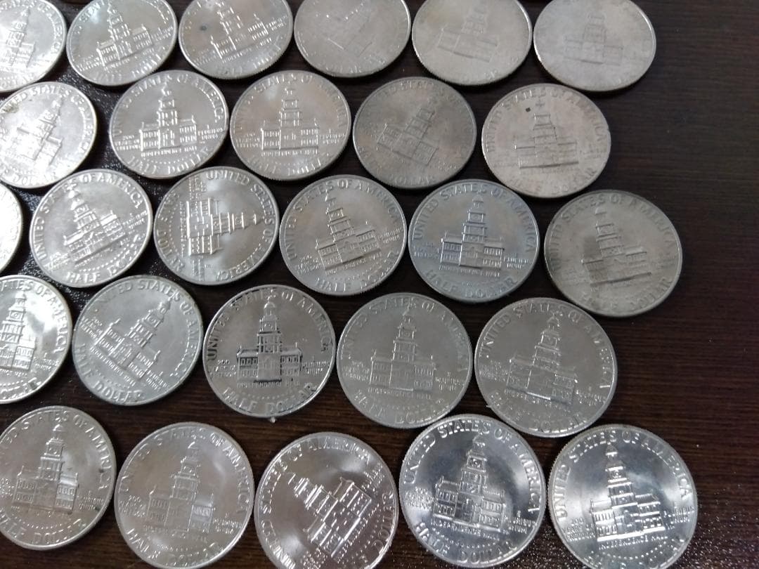 【アメリカ・大量】１９７６年 建国２００年記念 ハーフダラー５０枚！