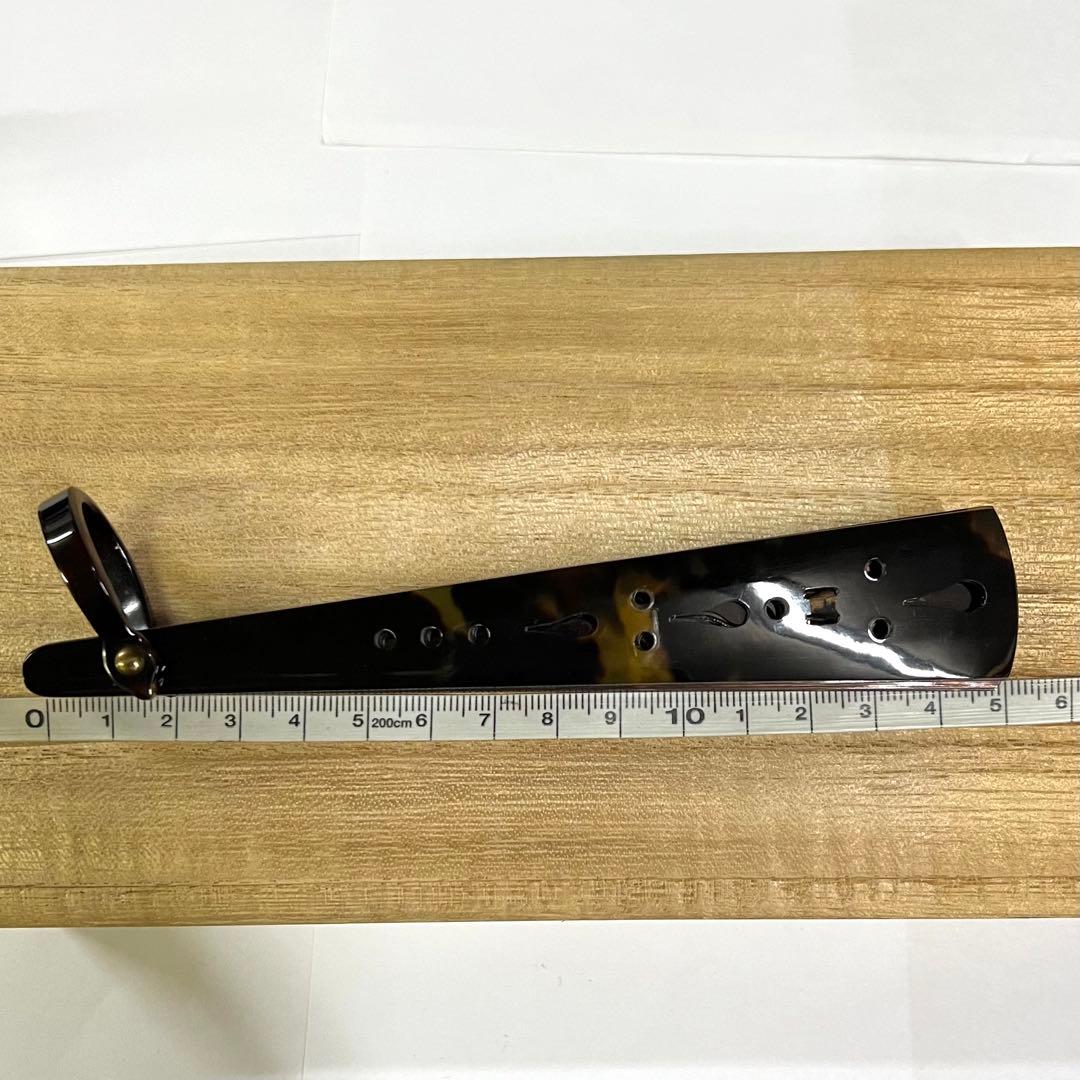 美品 鼈甲 ベッコウ べっ甲 扇子 センス せんす