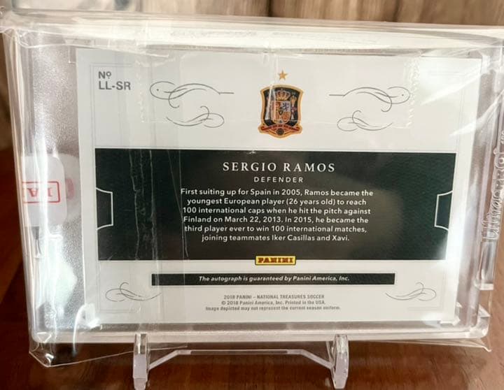 セルヒオ　ラモス　　直筆サインカード