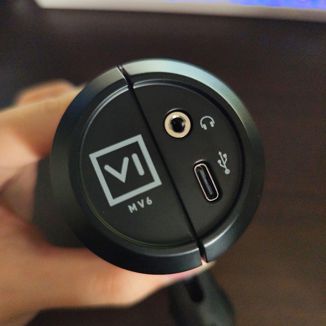 SHURE MV6 USBゲーミングマイクロフォン