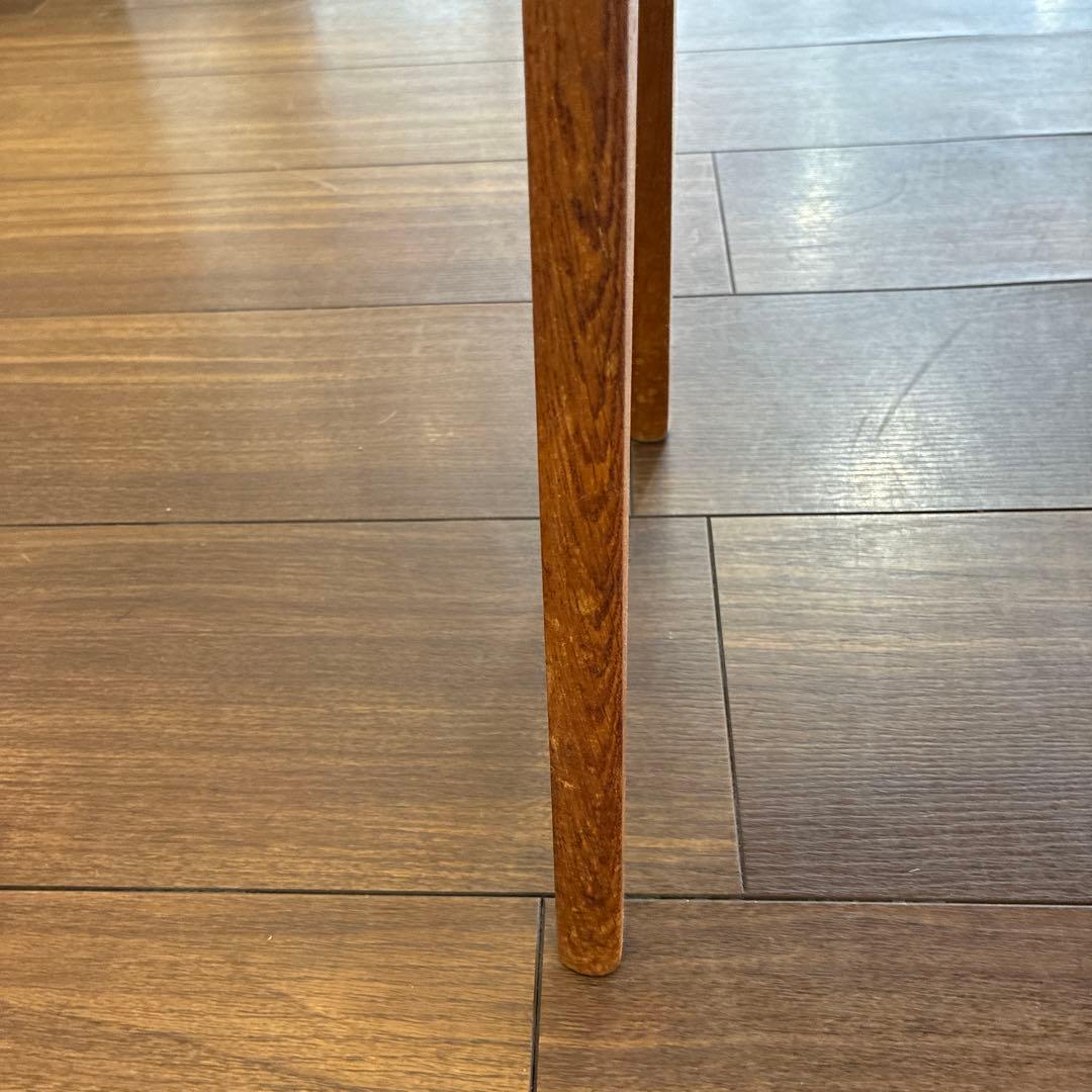 木製サイドテーブル 引き出し付き