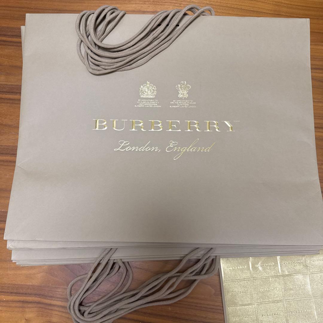 新品10セット封シール付 BURBERRYバーバリー ロンドン ショッパー 大