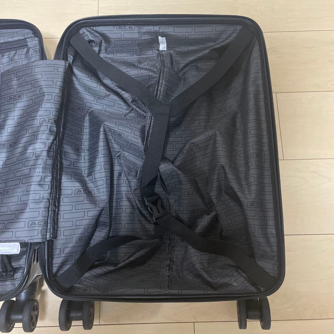 ACE キャリーケース ジョリー ブラック TSAロック 機内持込み 36L