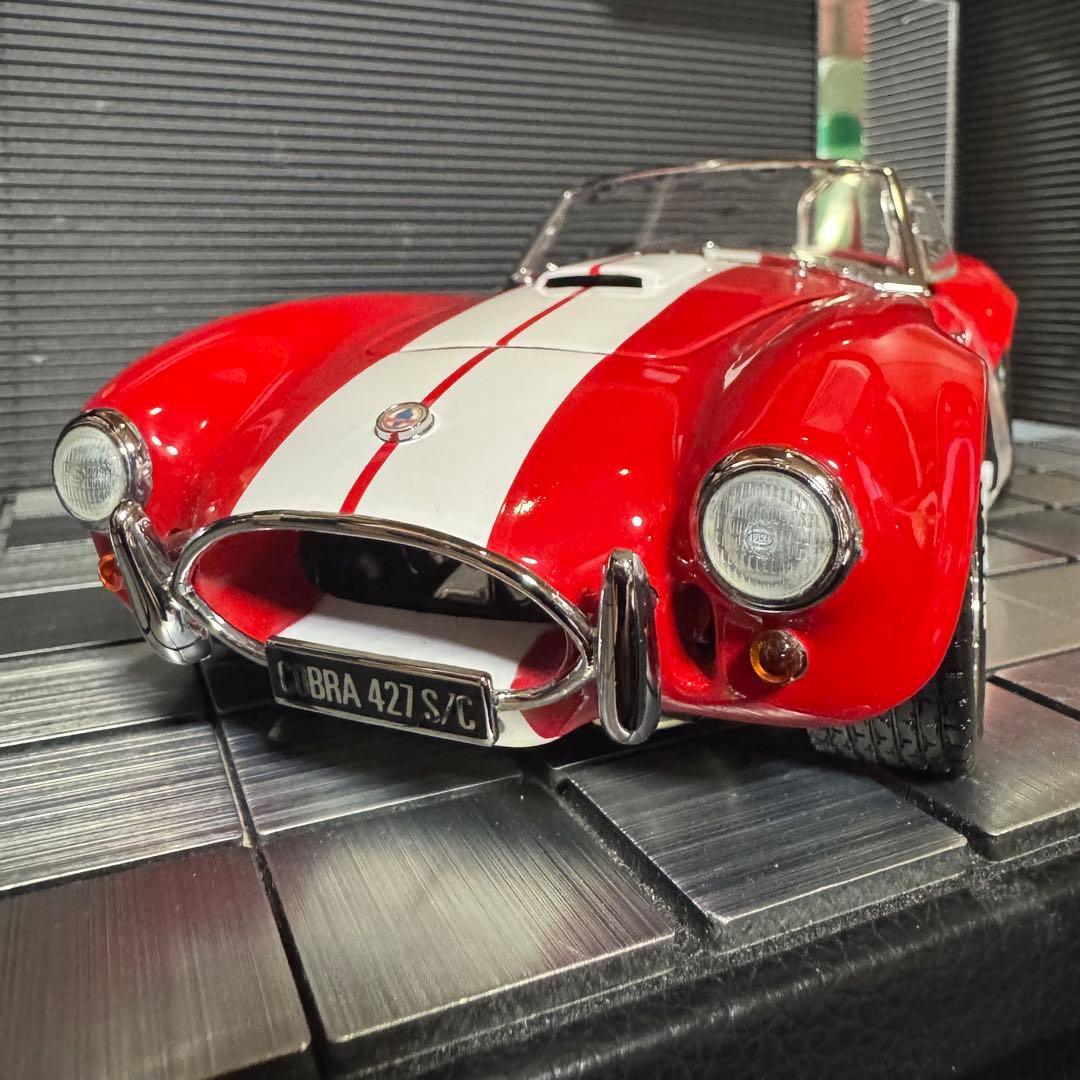 絶版未展示品 京商 1/18 コブラ427 レッド