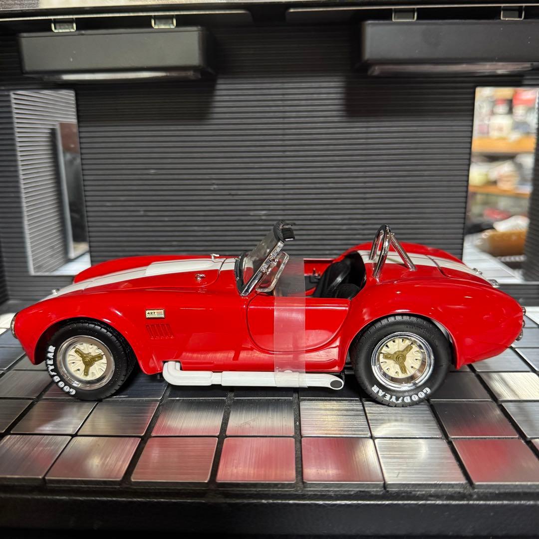 絶版未展示品 京商 1/18 コブラ427 レッド