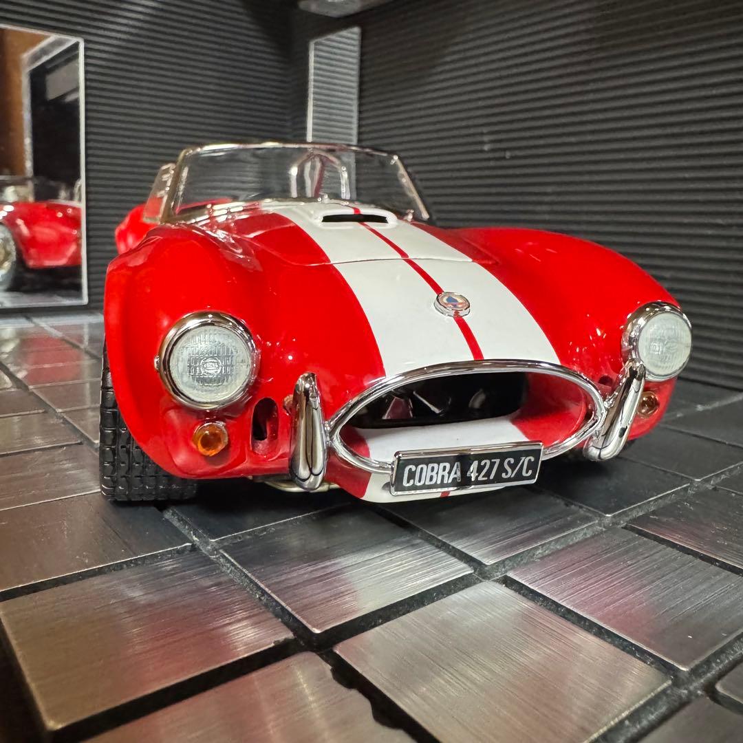 絶版未展示品 京商 1/18 コブラ427 レッド