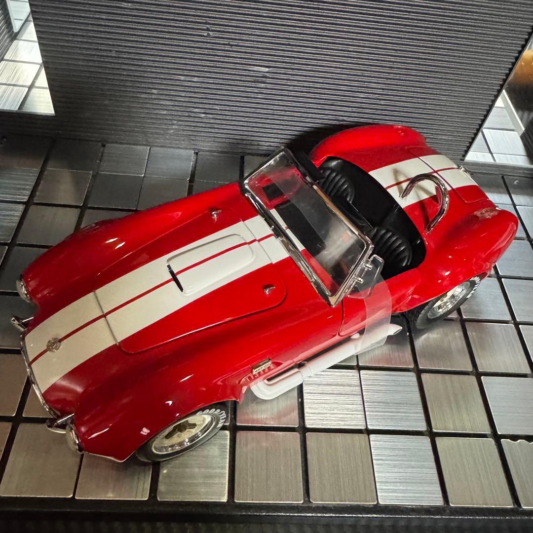 絶版未展示品 京商 1/18 コブラ427 レッド