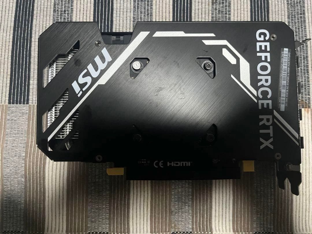 グラフィックボード・グラボ・ビデオカード MSI RTX4060 Ti VENTUS 2X BLACK OC 16GB