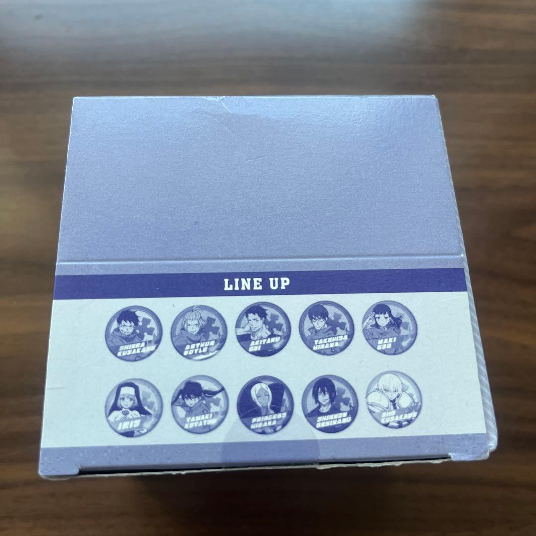 【未開封】缶バッジ CANBADGE 10個入り パック（炎炎ノ消防隊）