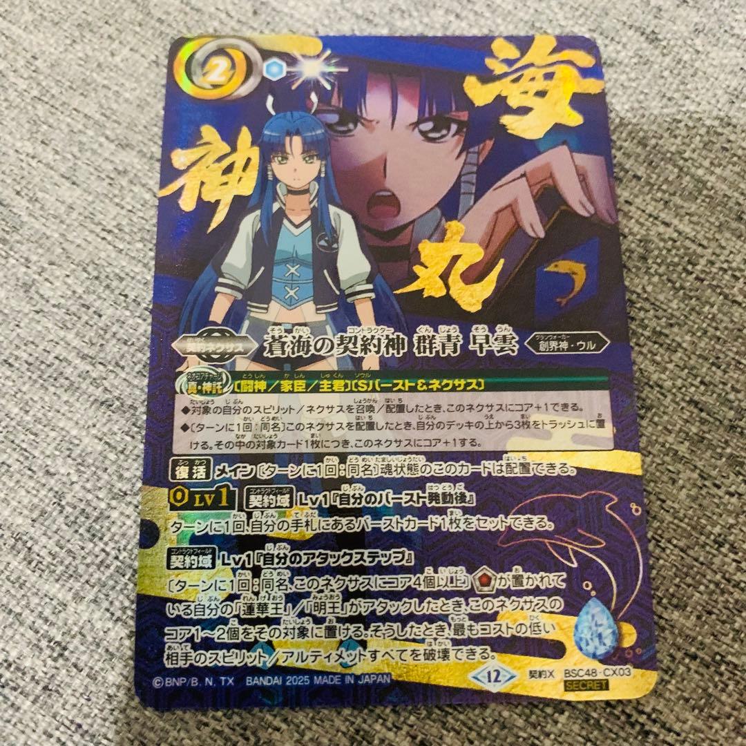 蒼海の契約神群青早雲　シークレット