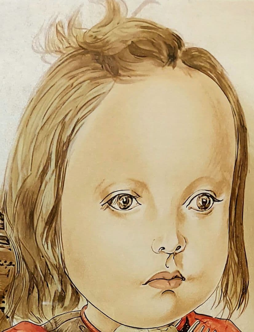 藤田　嗣治「フォークを持つ少女」