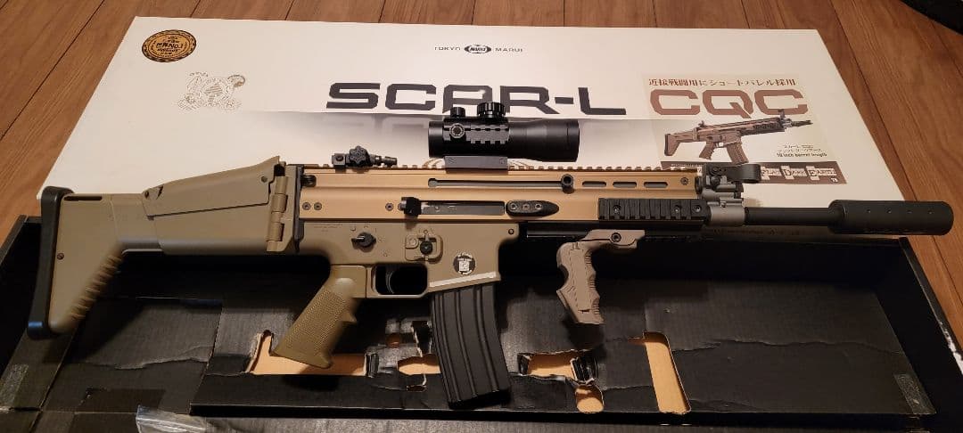 次世代電動ガン SCAR-L CQC タン
