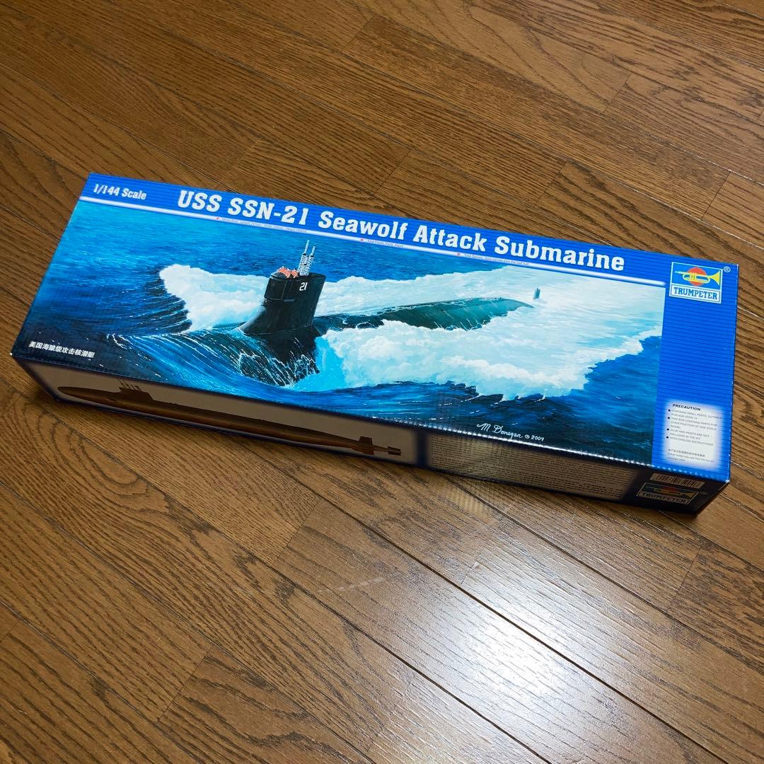 米海軍USS SSN-21 攻撃型原子力潜水艦　シーウルフ　Seawolf