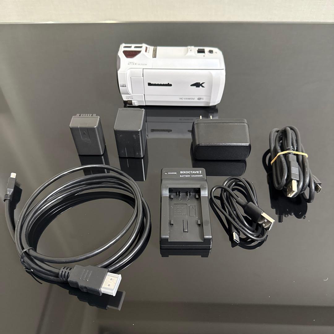 ちゃんぴー様【美品】Panasonic HC-VX985M ホワイト