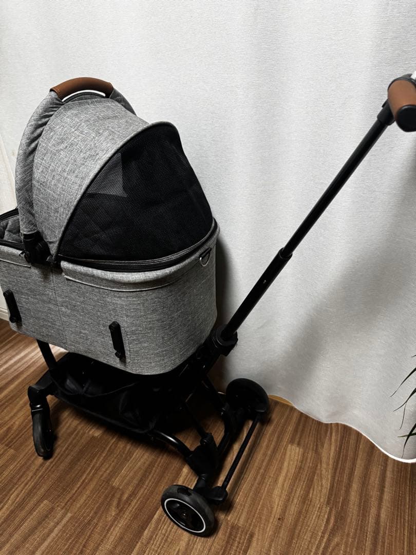 AIRBUGGY FITT WIZ ペット　ドッグカート グレー　千葉引取可能