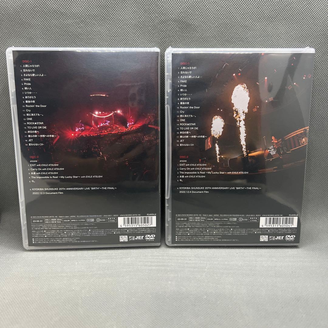 清木場俊介 BIRTH The Final DVD 20周年記念　2本セット