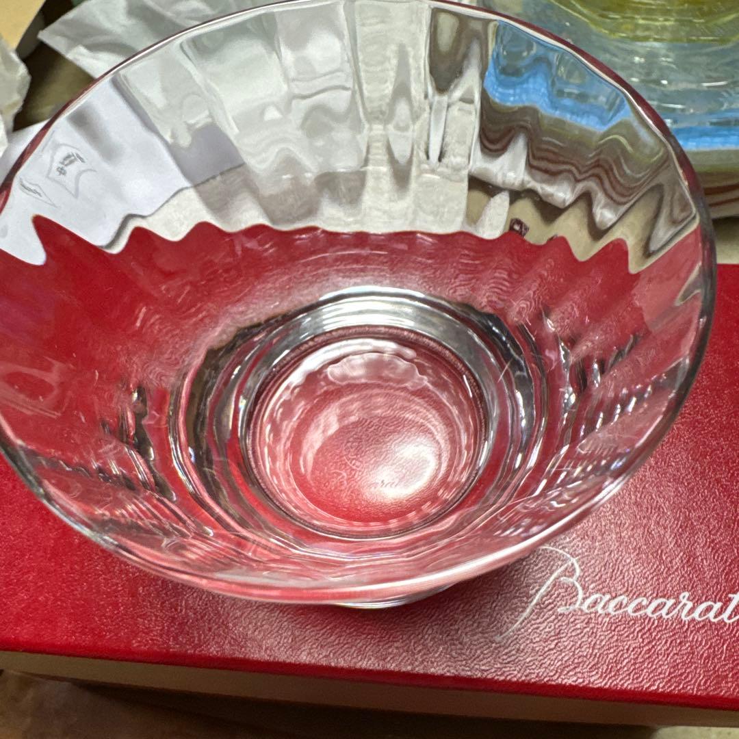 新品未使用、Baccarat クリスタルグラス ミルニュイ2客セット箱入り